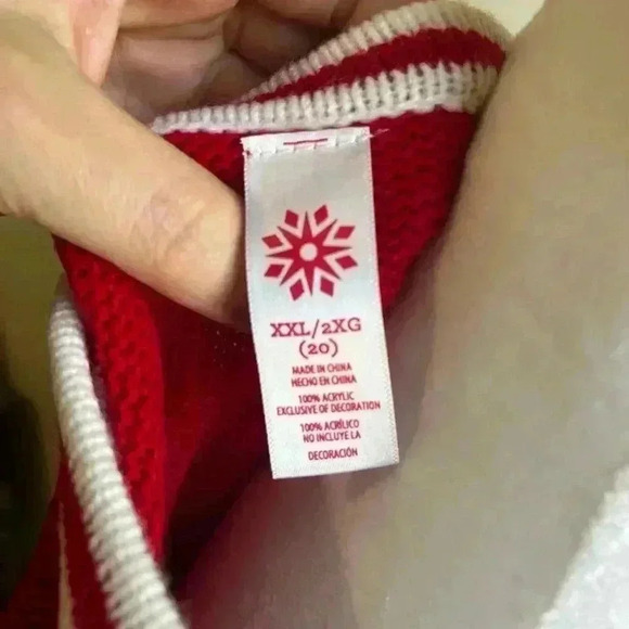 Christmas knit sweater |Plus size - Picture 6 of 7